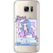 Прозрачный чехол Uprint Samsung G930 Galaxy S7 The Sakuras Will Cry For You
