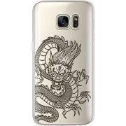Прозрачный чехол Uprint Samsung G930 Galaxy S7 Chinese Dragon