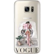 Прозрачный чехол Uprint Samsung G930 Galaxy S7 VOGUE