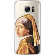 Прозрачный чехол Uprint Samsung G930 Galaxy S7 Девушка с жемчужной серёжкой