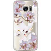 Прозрачный чехол Uprint Samsung G930 Galaxy S7 Chinese Magnolia