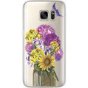 Прозрачный чехол Uprint Samsung G930 Galaxy S7 My Bouquet
