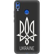 Черный чехол Uprint Honor 8x Тризуб монограмма ukraine