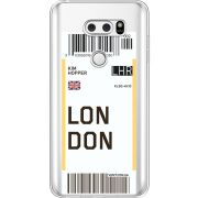 Прозрачный чехол Uprint LG V30 / V30 Plus H930DS  Ticket London