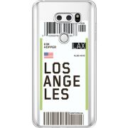 Прозрачный чехол Uprint LG V30 / V30 Plus H930DS  Ticket Los Angeles