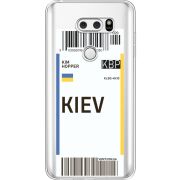 Прозрачный чехол Uprint LG V30 / V30 Plus H930DS  Ticket Kiev
