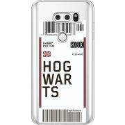 Прозрачный чехол Uprint LG V30 / V30 Plus H930DS  Ticket Hogwarts