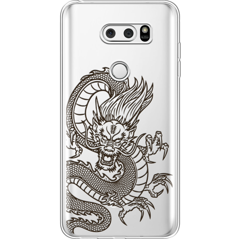 Прозрачный чехол Uprint LG V30 / V30 Plus H930DS  Chinese Dragon