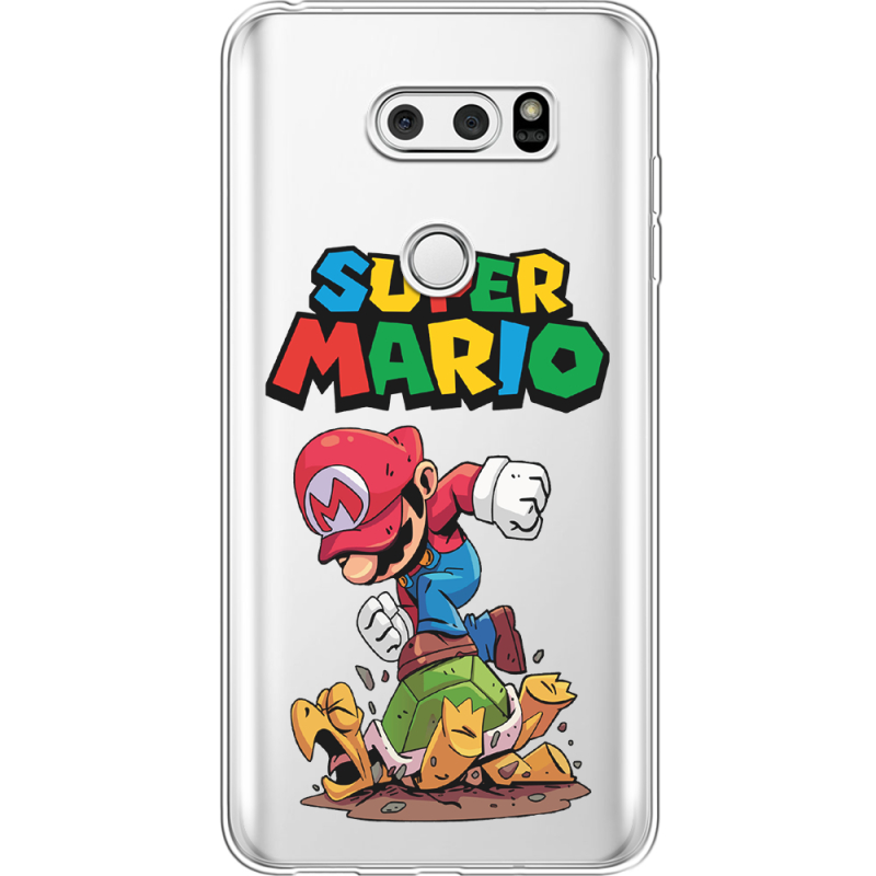 Прозрачный чехол Uprint LG V30 / V30 Plus H930DS  Super Mario