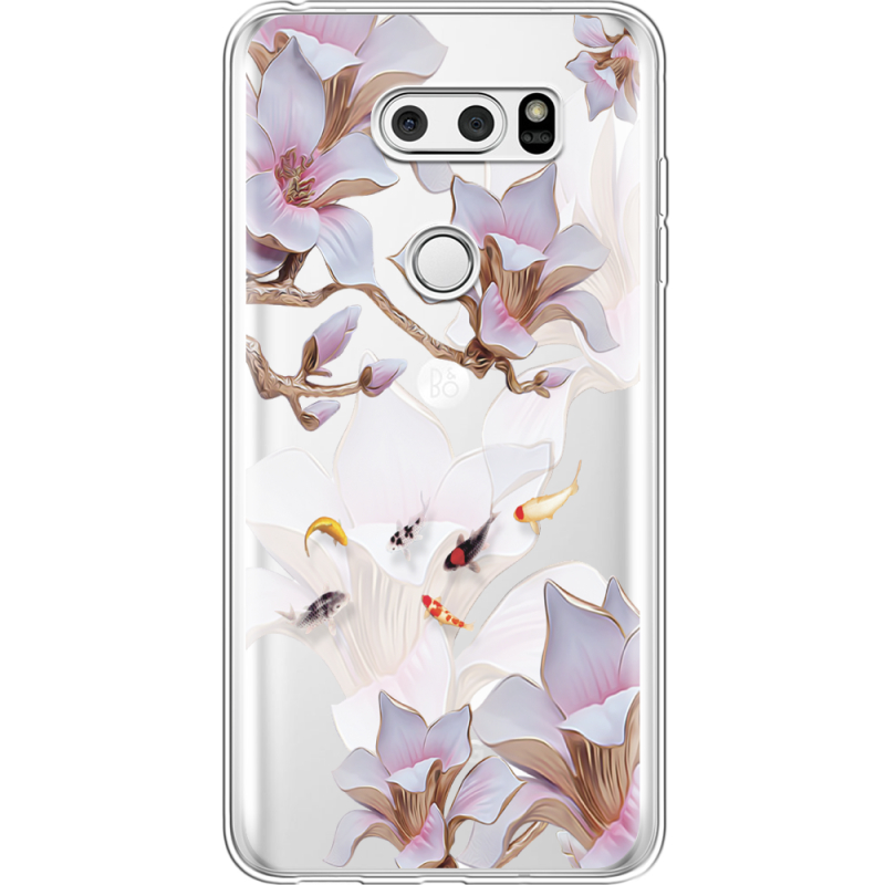 Прозрачный чехол Uprint LG V30 / V30 Plus H930DS  Chinese Magnolia