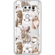 Прозрачный чехол Uprint LG V30 / V30 Plus H930DS  Cotton and Rabbits