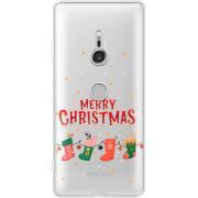 Прозрачный чехол Uprint Sony Xperia XZ3 H9436 Merry Christmas
