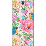 Чехол Uprint Sony Xperia XA2 Plus H4413  Birds in Flowers