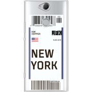 Прозрачный чехол Uprint Sony Xperia XA2 Plus H4413 Ticket New York
