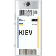 Прозрачный чехол Uprint Sony Xperia XA2 Plus H4413 Ticket Kiev