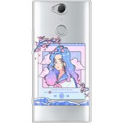 Прозрачный чехол Uprint Sony Xperia XA2 Plus H4413 The Sakuras Will Cry For You