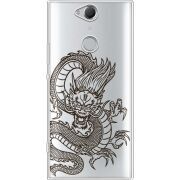 Прозрачный чехол Uprint Sony Xperia XA2 Plus H4413 Chinese Dragon