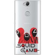 Прозрачный чехол Uprint Sony Xperia XA2 Plus H4413 siquid game люди в красном