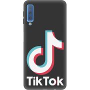Черный чехол Uprint Samsung A750 Galaxy A7 2018 Tik Tok