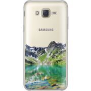 Прозрачный чехол Uprint Samsung J701 Galaxy J7 Neo Duos Green Mountain