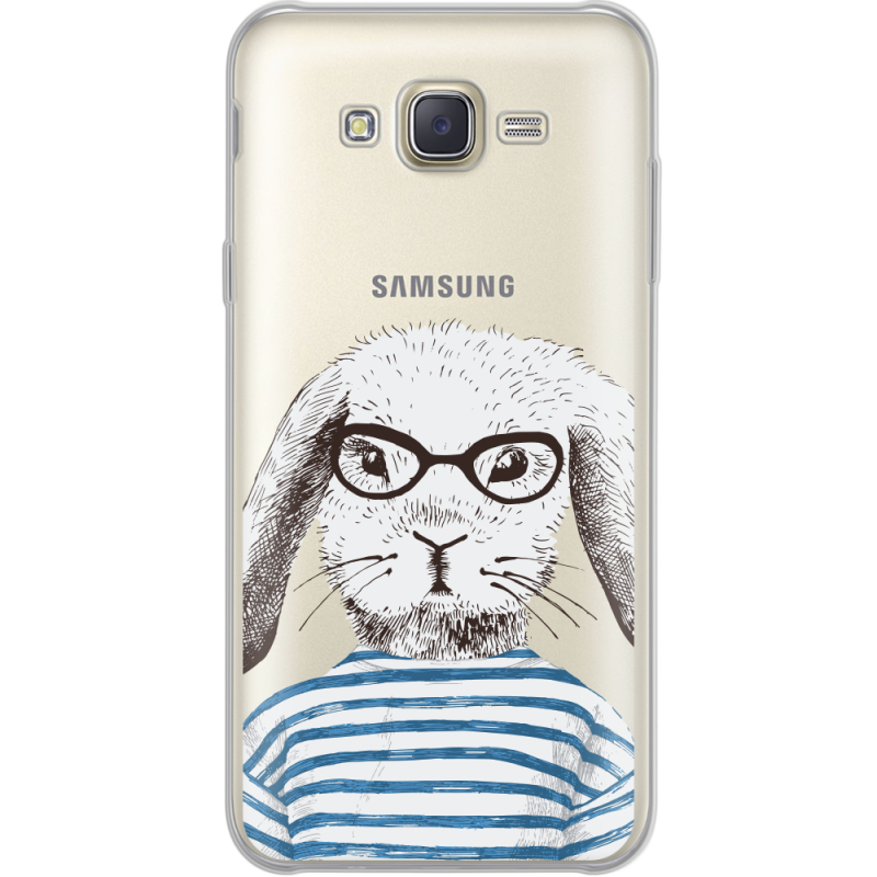 Прозрачный чехол Uprint Samsung J701 Galaxy J7 Neo Duos MR. Rabbit