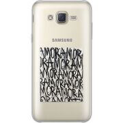 Прозрачный чехол Uprint Samsung J701 Galaxy J7 Neo Duos Amor Amor