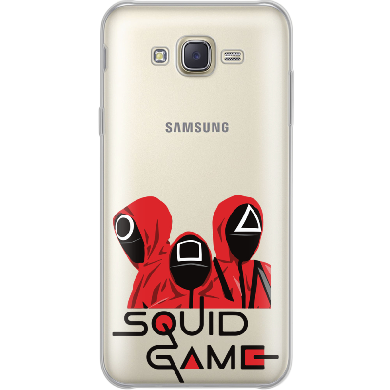 Прозрачный чехол Uprint Samsung J701 Galaxy J7 Neo Duos siquid game люди в красном