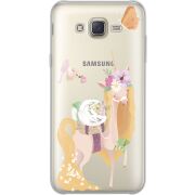 Прозрачный чехол Uprint Samsung J701 Galaxy J7 Neo Duos Uni Blonde