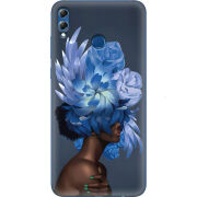 Чехол Uprint Honor 8x Max Exquisite Blue Flowers
