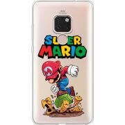 Прозрачный чехол Uprint Huawei Mate 20 Super Mario