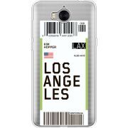 Прозрачный чехол Uprint Huawei Y5 2017 Ticket Los Angeles