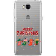 Прозрачный чехол Uprint Huawei Y5 2017 Merry Christmas