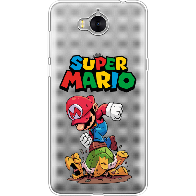 Прозрачный чехол Uprint Huawei Y5 2017 Super Mario
