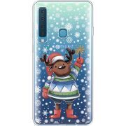 Прозрачный чехол Uprint Samsung A920 Galaxy A9 2018 Christmas Deer with Snow