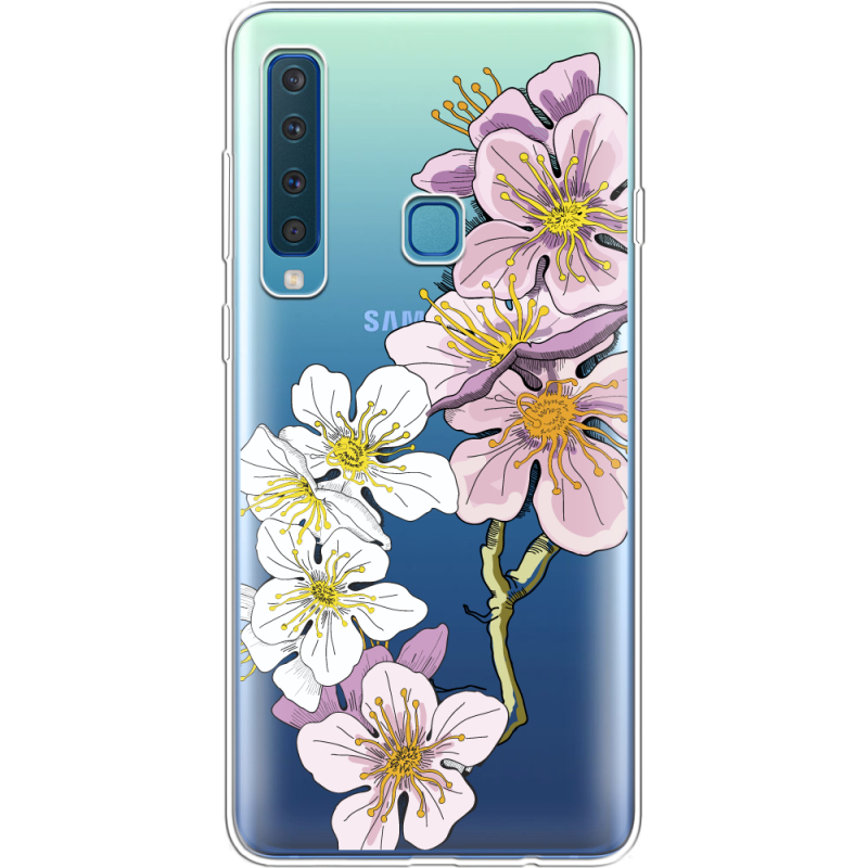 Прозрачный чехол Uprint Samsung A920 Galaxy A9 2018 Cherry Blossom