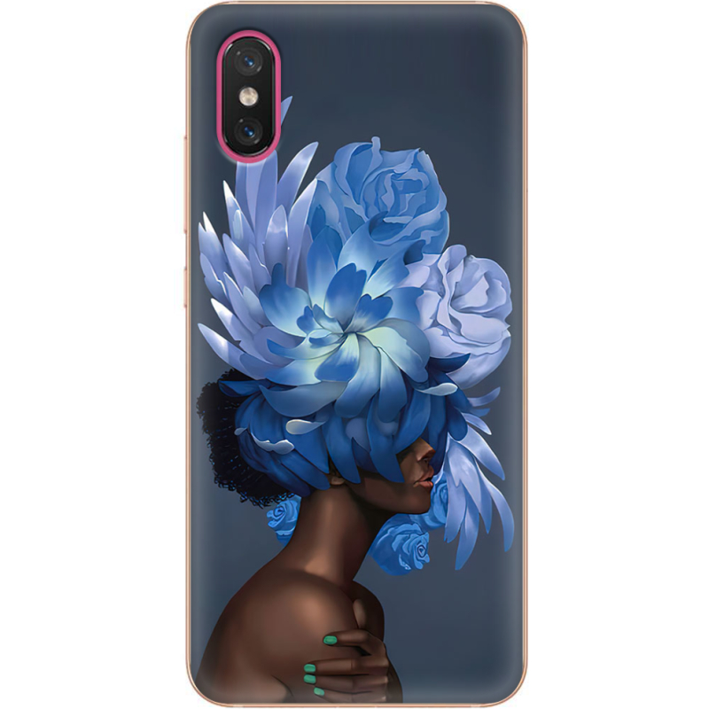 Чехол Uprint Xiaomi Mi 8 Pro Exquisite Blue Flowers