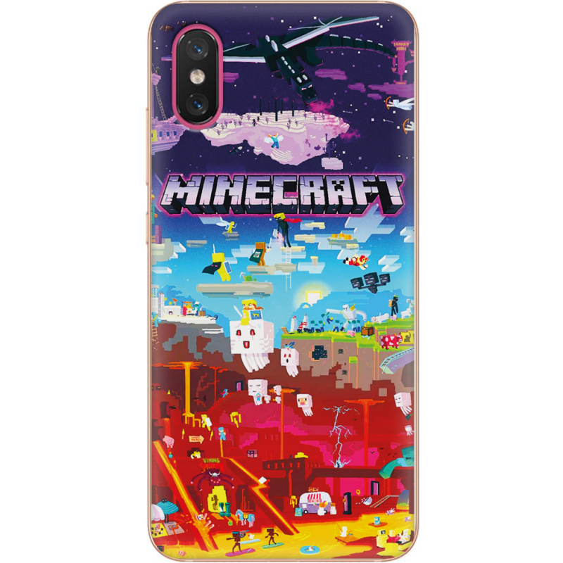 Чехол Uprint Xiaomi Mi 8 Pro Minecraft World Beyond