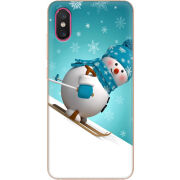 Чехол Uprint Xiaomi Mi 8 Pro Skier Snowman