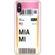 Прозрачный чехол Uprint Xiaomi Mi 8 Pro Ticket Miami