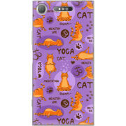 Чехол Uprint Sony Xperia XZ1 G8342 Yoga Cat