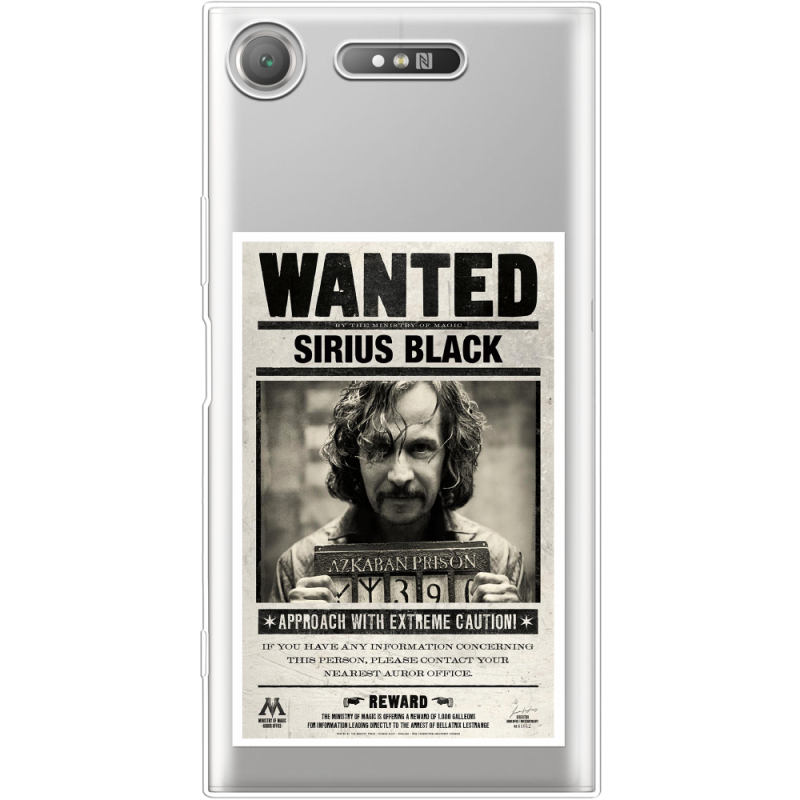 Прозрачный чехол Uprint Sony Xperia XZ1 G8342 Sirius Black