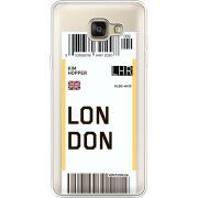 Прозрачный чехол Uprint Samsung A710 Galaxy A7 2016 Ticket London