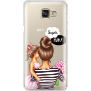 Прозрачный чехол Uprint Samsung A710 Galaxy A7 2016 Super Mama and Daughter