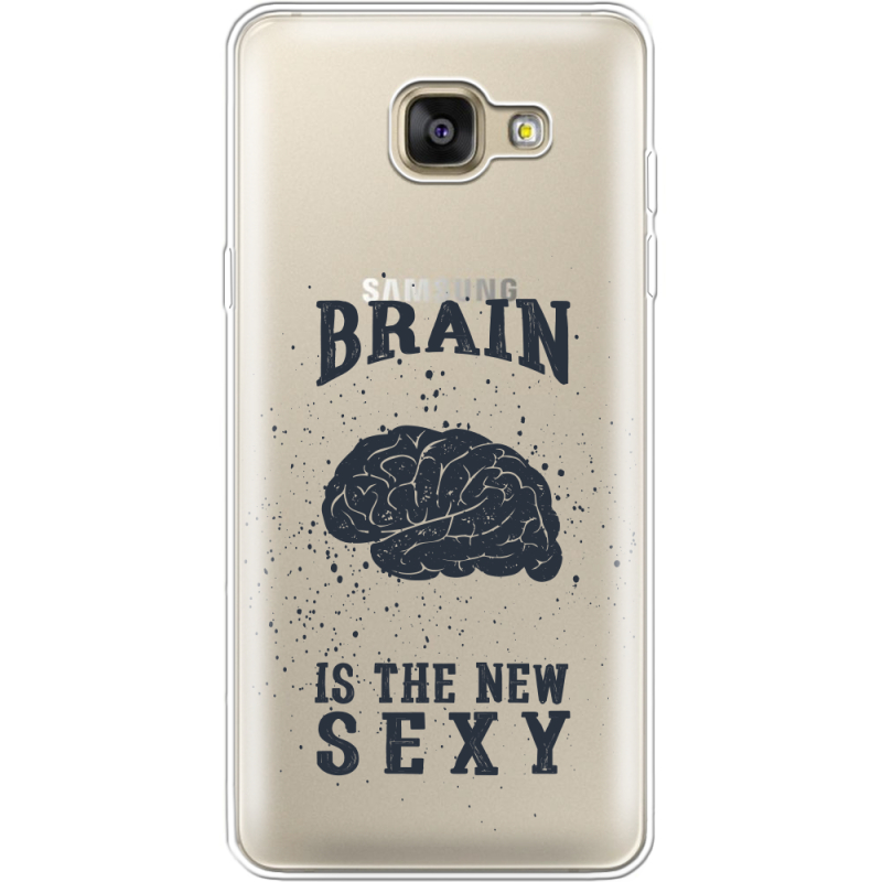 Прозрачный чехол Uprint Samsung A710 Galaxy A7 2016 Sexy Brain