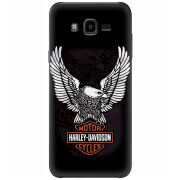 Чехол Uprint Samsung J700H Galaxy J7 Harley Davidson and eagle