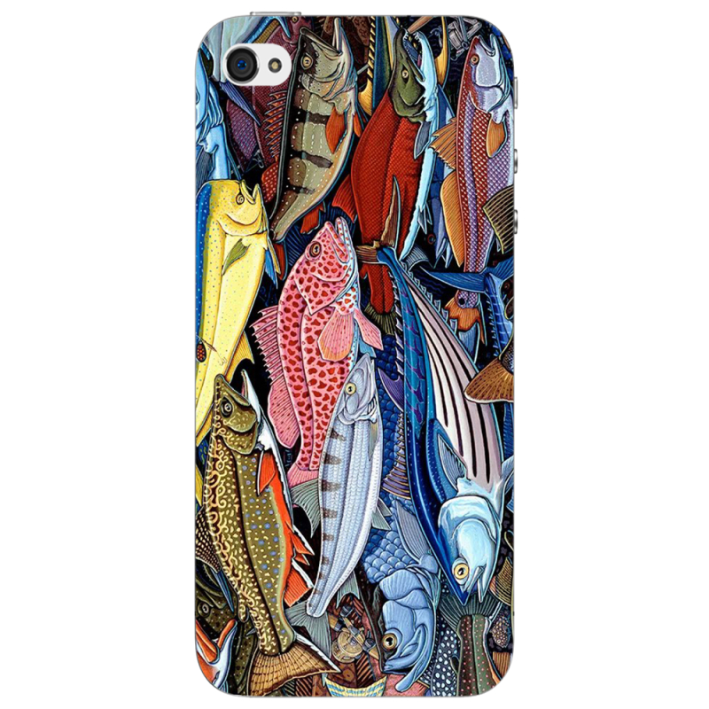 Чехол Uprint Apple iPhone 4 Sea Fish