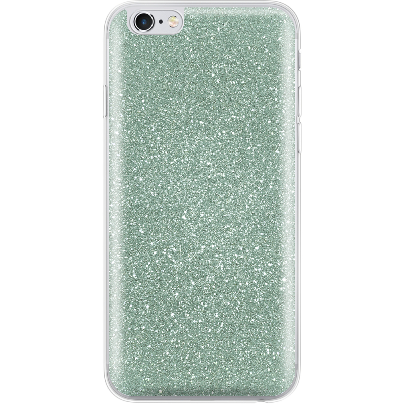 Чехол с блёстками Apple iPhone 6 Plus 5.5 Зеленый