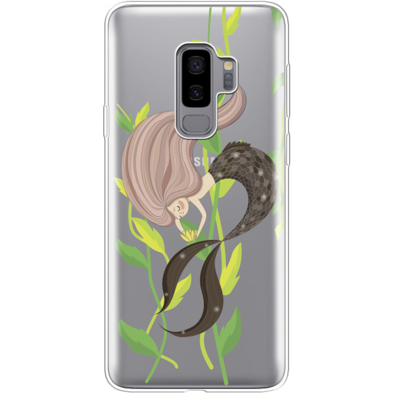 Прозрачный чехол Uprint Samsung G965 Galaxy S9 Plus Cute Mermaid