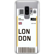 Прозрачный чехол Uprint Samsung G965 Galaxy S9 Plus Ticket London