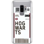 Прозрачный чехол Uprint Samsung G965 Galaxy S9 Plus Ticket Hogwarts